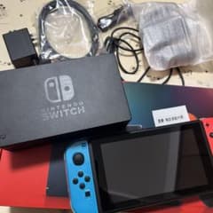 Nintendo Switch 本体 青/赤 付属品あり 任天堂のサムネイル