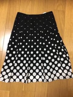 フレアスカート ドット柄スカートのサムネイル