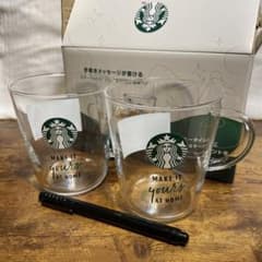 スターバックス グラスマグ2個と専用ペンのサムネイル