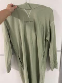 Reebok フーデッド ロングワンピース カーキのサムネイル