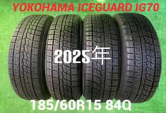2025年製185/60R15 ヨコハマタイヤ　iceGUARDiG70 4本 YOKOHAMA iceGUARD IG70 185/60R15 4本 - メルカリ