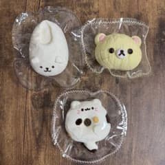 スクイーズ 3点セット｜くまスリッパ 猫ドーナツ コリラックマ