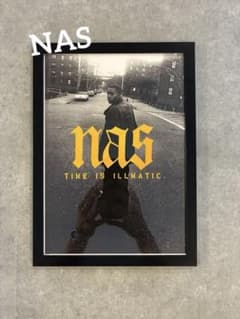 【額付】A4アートポスター Nas/HIPHOPのサムネイル