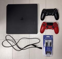 PlayStation 4 本体 コントローラー2つ付き　sony 初期化済みのサムネイル