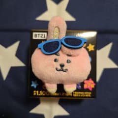 BT21 봉제인형 배지 COOKY