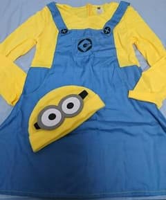 【送料無料】ハロウィン ミニオン ミニオンズ コスプレ スカート キャップ 帽子のサムネイル