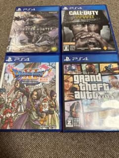 PS4 ソフト　4点セットのサムネイル