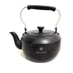 非売品】 スノーピーク ラウンドケトル1.5 マットブラック ポイント