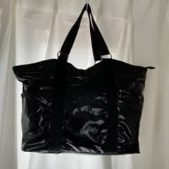 美品★Lesportsac エナメルトート　ショルダーバッグ　ブラックのサムネイル
