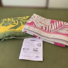 新品　2枚セット　キャシーマム　ハイビスカス 大判バスタオル　タオルケット 新品 2枚セット キャシーマム ハイビスカス 大判バスタオル