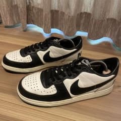 Nike ターミネーター ロー ブラック/ホワイト スニーカー 26cm PRM 