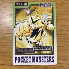 ポケモン カードダス エレブー FILE No.125のサムネイル