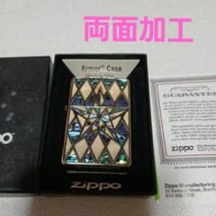 希少)Zippo Armor アーマージッポ シェルスター 両面加工 - メルカリ