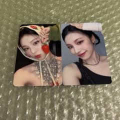 ITZY イェジ 対面 ヨントン 両面 トレカ 2枚セット GOLD ① - メルカリ