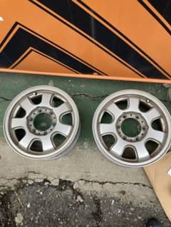 BRIDGESTON NR280・200ハイエース等アルミホイール15インチ2つ
