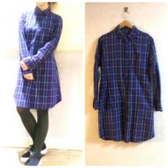 kastane チェックシャツ ワンピースのサムネイル