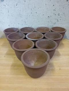 丹波立杭焼 伝市鉢 10点まとめ売り 山野草鉢 植木鉢 盆栽 ガーデニング