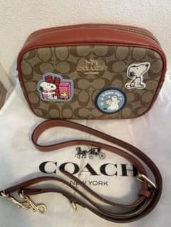 ✨️美品✨️　COACH×PEANUTS コーチ　スヌーピー　ショルダーバッグのサムネイル