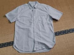 【美品】アーバンリサーチ ロッソ ハイパフォーマンスオックス半袖シャツ グレー系のサムネイル