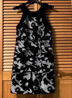 Milly ブラックシルバー ノースリーブミニワンピースのサムネイル