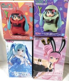新品】初音ミク 巡音ルカ フィギュア 4点まとめ売り - メルカリ
