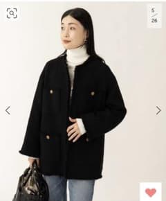 ジャーナルスタンダードレサージュ GIOLICAツイード BIGジャケットのサムネイル