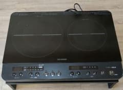 アイリスオーヤマ 2口IHコンロ IHK-W13S-B 2020年製のサムネイル