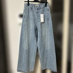 mystic ミスティック　サイズ2 デニム　パンツ　ライトブルー ワイドのサムネイル