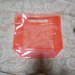 オレンジ プラスチック トートバッグのサムネイル
