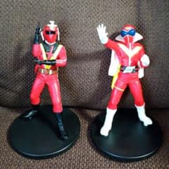 アカレンジャー 快傑ズバット フィギュア ゴレンジャー プライズ 台座