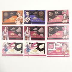 ワンピース 麦わらストア 特典 チョコレート風ステッカー 9枚セット