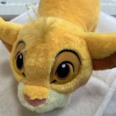 ディズニー　ライオンキング　シンバ　寝そべり　なでなでしてね　超BIGぬいぐるみ