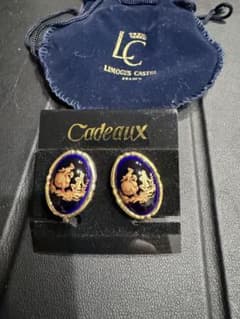 Limoges Castil ネイビーブルー イヤリングのサムネイル