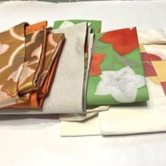 【まとめ売り】着物　名古屋帯　4点セットのサムネイル