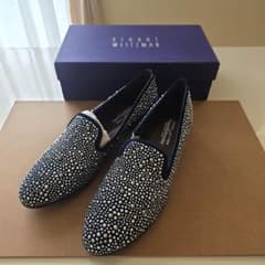 Stuart Weitzman ビジュー装飾スリッポン