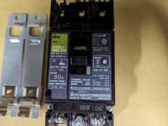 ３個セット　日東工業　漏電ブレーカー　GX53 　定格電流30A　50AFのサムネイル