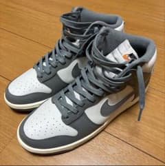 NIKE DUNK HIGH ダンク ハイ グレー ホワイト 28cmのサムネイル