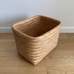 【廃盤】　found muji 竹材長方形バスケット　2セット 無印良品 found muji 竹材長方形バスケット - メルカリ