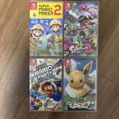 Nintendo Switchソフト4本セットのサムネイル