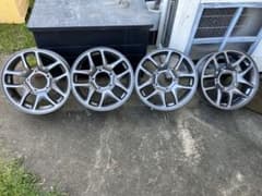 【純正ナット、センターキャップ付】SUZUKI純正ジムニー JB64W ホイール 純正ナット、センターキャップ付】SUZUKI純正ジムニー JB64W ホイール