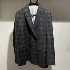【美品】steven alan チェック柄 テーラードジャケットのサムネイル