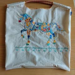 ボールアンドチェーン　FLOWER　HORSE エコバッグのサムネイル