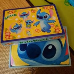 未使用！ディズニー　スティッチ　バスタオルのサムネイル