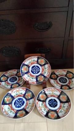 幕末～明治時代　古伊万里　　染錦手　金彩　色絵のサムネイル