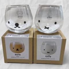 ミッフィー とボリス ゆらゆらタンブラー セット グラス 新品 日本製 箱付きのサムネイル