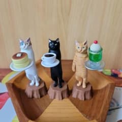 猫ラボ　ねこの純喫茶3点セット【みけ・くろ・とら】(2023年発売)のサムネイル
