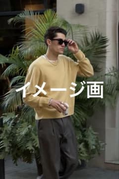 Champion クルーネック スウェット マスタード XLのサムネイル