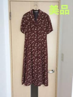 [美品]NEWYORKER 花柄ワンピース 9ARのサムネイル