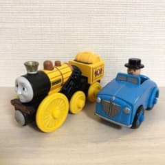 木製　トーマス　スティーブン　トップハム・ハット卿と青い車のサムネイル