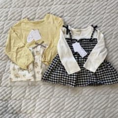 セット　ロンT ギンガムチェック　100のサムネイル